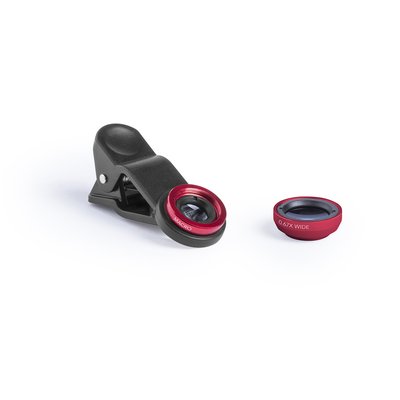 Set de 2 objetivos universales para móvil Roj
