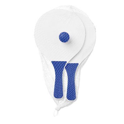 Set 2 Palas MDF con Bola Azul Royal
