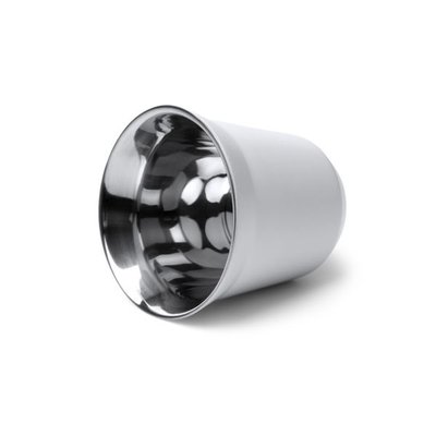 Set de 2 vasos de acero inox mate 80 ml