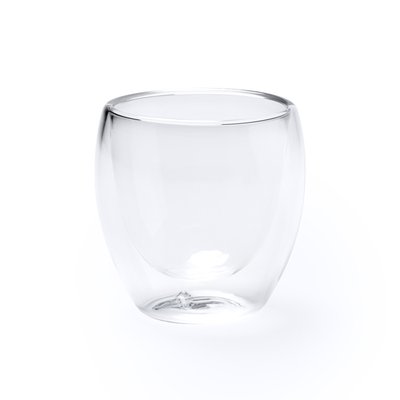 Set de 2 vasos de doble pared Transparente