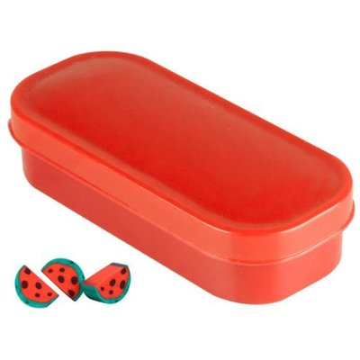 Set de 20 Gomas de Frutas en Caja Color Rojo