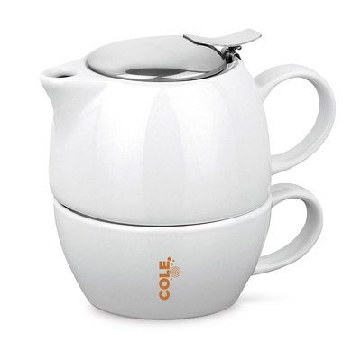 Set de Té 3 en 1 Cerámica/Inox