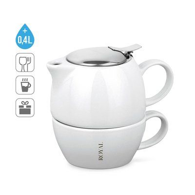 Set de Té 3 en 1 Cerámica/Inox