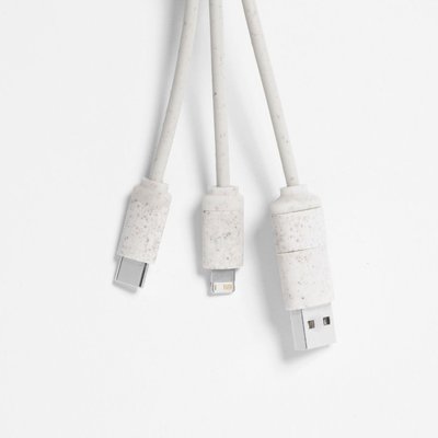 Set 3 Cables Carga en Caña de Trigo con Anilla