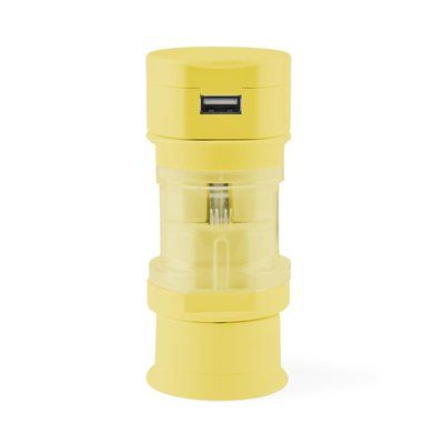 Set de 4 adaptadores para enchufes con usb Ama