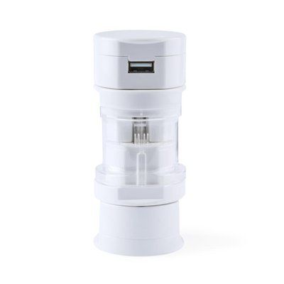 Set de 4 adaptadores para enchufes con usb Bla