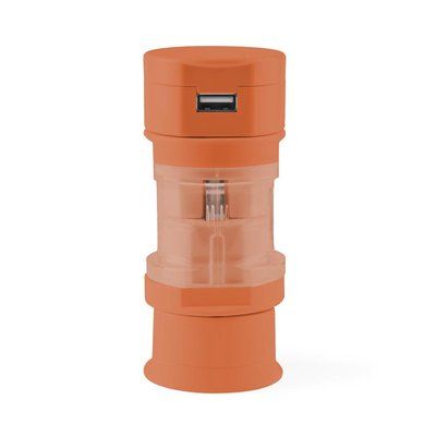 Set de 4 adaptadores para enchufes con usb Nara