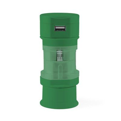 Set de 4 adaptadores para enchufes con usb Ver