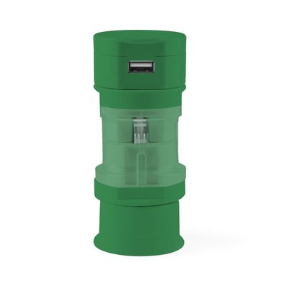 Set de 4 adaptadores para enchufes con usb