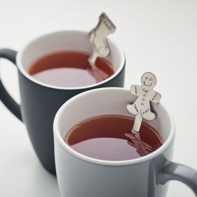 Set 4 Cucharas Té Navideñas