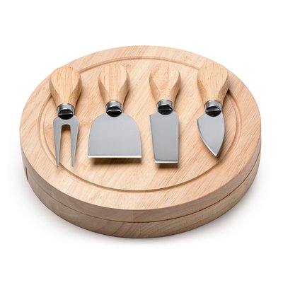 Set 4 cuchillos para quesos con estuche