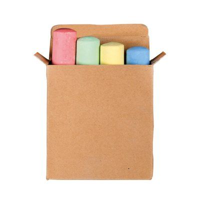 Set de 4 Tizas Colores en Caja