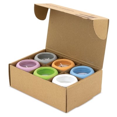 Set de 6 velas aromáticas eco de vainilla