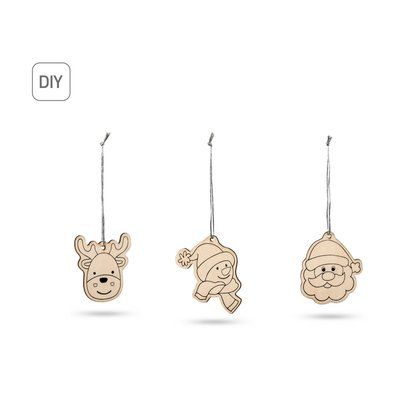 Set de adornos para Colorear Navideños
