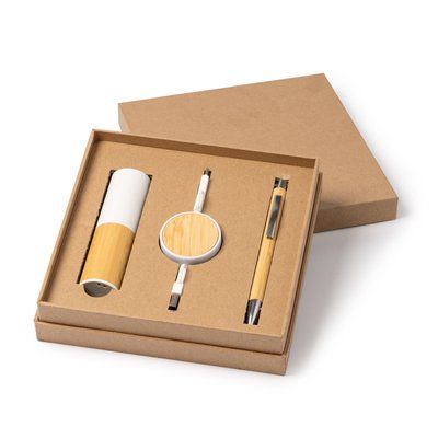 Set de batería, cargador y bolígrafo