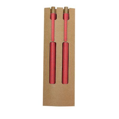 Set de bolígrafo y lápiz eterno Roj