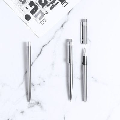 Set Bolígrafo y Roller Acero Ecológico