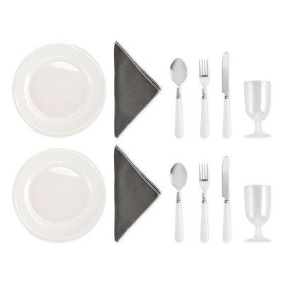 Set de bolsa de picnic RPET para 2 personas