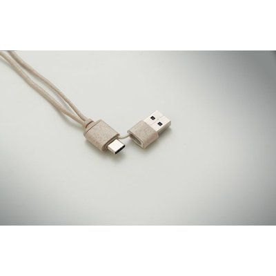 Set de cables en estuche con tapa de soporte