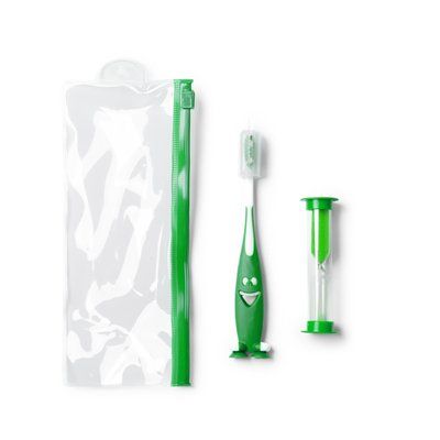 Set cepillo de dientes Verde Helecho TALLA ÚNICA INFANTIL