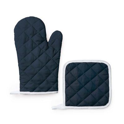Set de cocina con agarrador y manopla Marino Talla Única Adulto