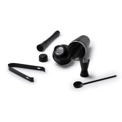 Set cocktail de acero inoxidable 550ml.