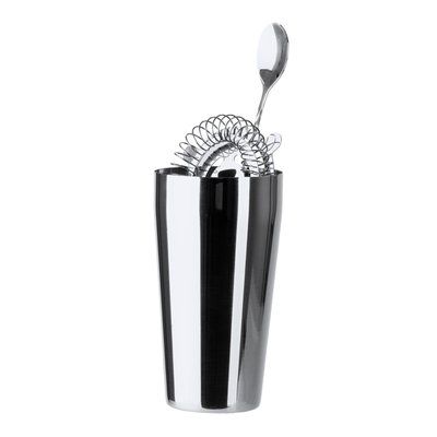 Set de cóctel con vaso medidor y coctelera