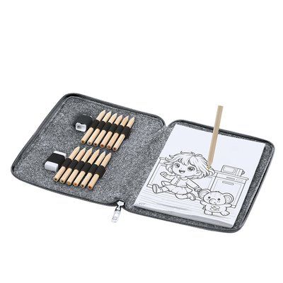 Set para colorear en estuche fieltro