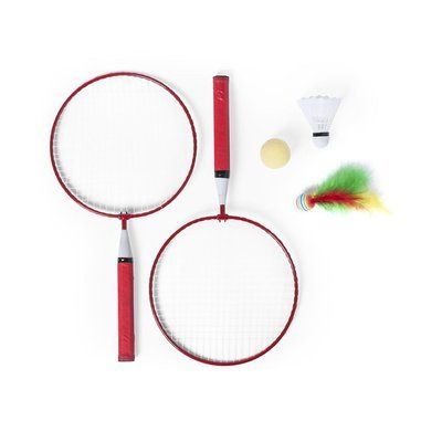 Set de juego de badminton Rojo
