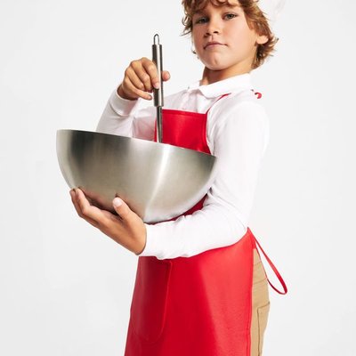 Set delantal y gorro para niños