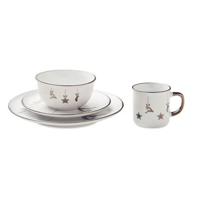Set Desayuno Navideño de Cerámica 4pzs
