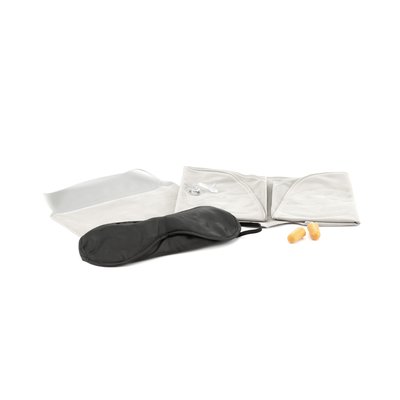Set de descanso con almohada, antifaz y tapones
