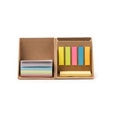 Set de escritorio con lapicero y notas Crudo Talla Única Adulto