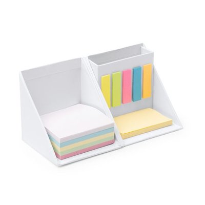 Set de escritorio con lapicero y notas