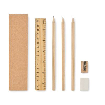 Set de escritura en caja Beig