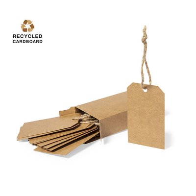 Set Etiquetas Kraft con Cordón Yute 10pcs