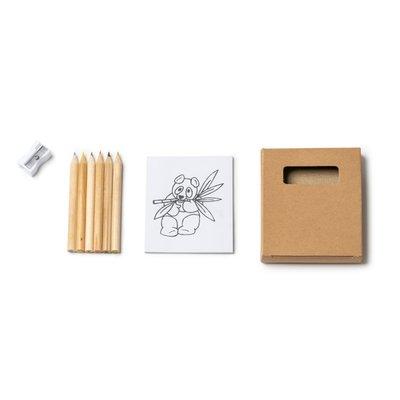Set infantil para colorear con block 20 hojas