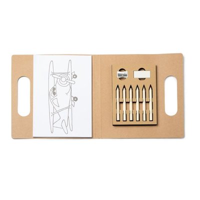 Set infantil para colorear con dibujos