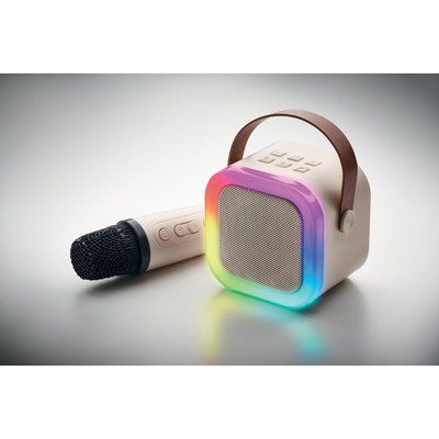 Set de karaoke con micrófono y altavoz 5W con luz