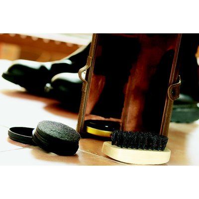 Set limpia calzado 5 piezas en elegante estuche cilíndrico