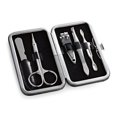 Set de Manicura 5 Piezas PU Blanco