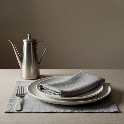 Set de mantel y servilleta de algodón