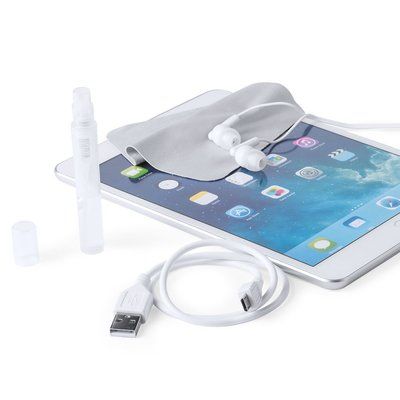 Set Móvil 4 en 1 y Auriculares  Blanco