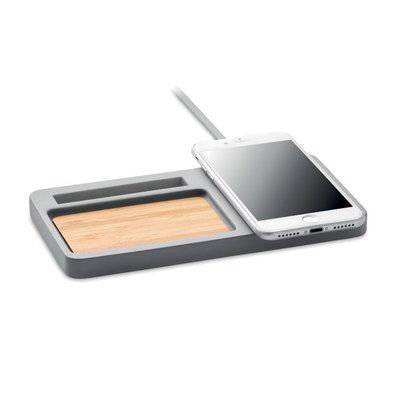 Set Oficina Piedra y Bambú con Cargador 10W