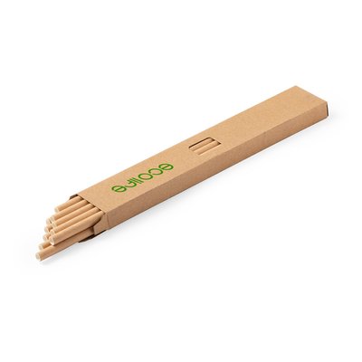Set de pajitas biodegradables de papel con tratamiento antihumedad