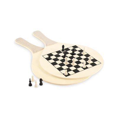 Set de palas de playa con pelota y juegos de mesa