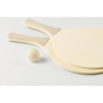 Set de palas de playa con pelota y juegos de mesa