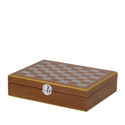 Set con Petaca Vasitos y Tablero Ajedrez