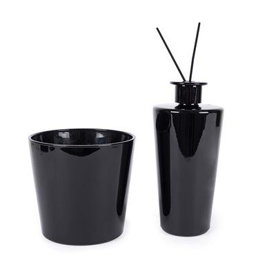 Set premium con vela y mikado aromática NE