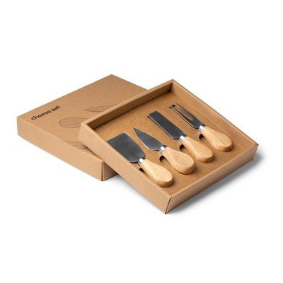 Set para queso con 4 utensilios